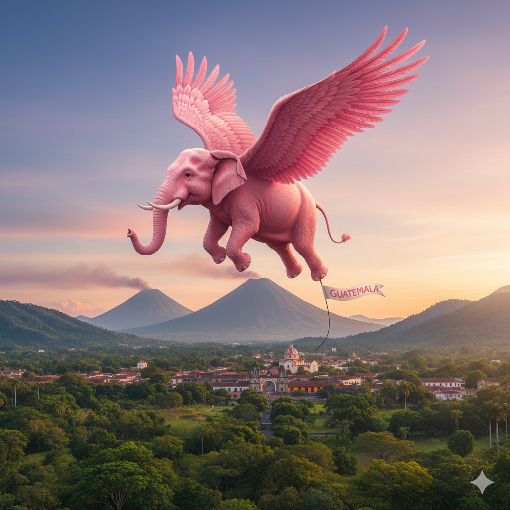 Elefante Rosa Volante del Guatemala